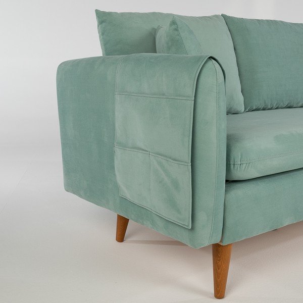 Sofa šviesiai mėlynos spalvos 215 cm Sofia – Balcab Home-image-4