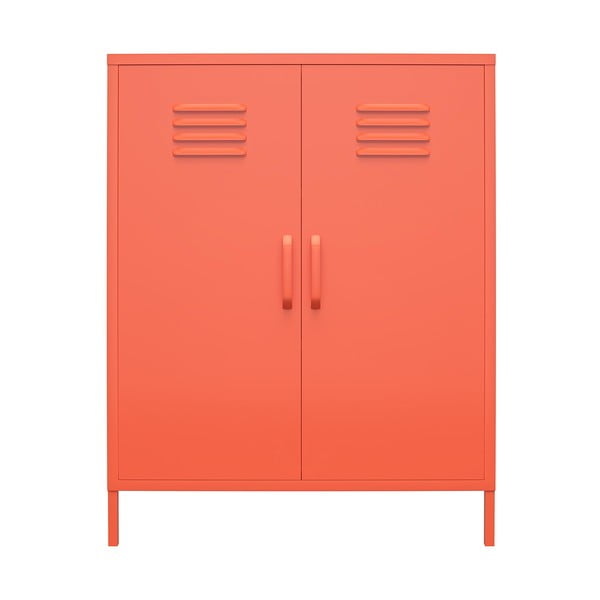 Oranžinė metalinė dėžutė Novogratz Cache, 80 x 102 cm