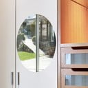 Veidrodinis lipnus lipdukas Ambiance Oval, 42 x 27 cm