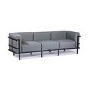 Grafito pilkos spalvos trivietė sodo sofa Bonami Selection Bellisima