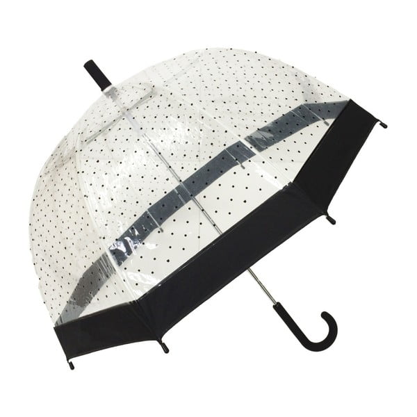 Skaidrus skėtis vaikams su juodu apvadu "Ambiance Audrey", ⌀ 66 cm