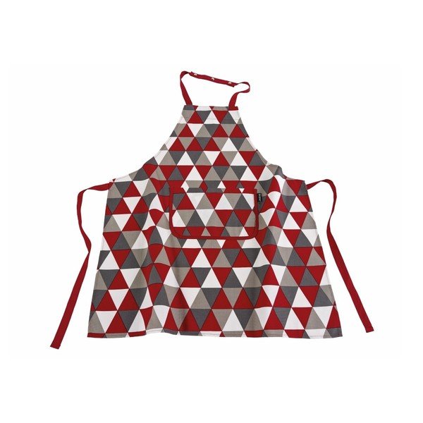 Raudona prijuostė ZicZac Shape