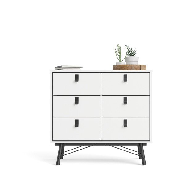 Balta komoda Tvilum Ry, 102 x 95 cm-image-4