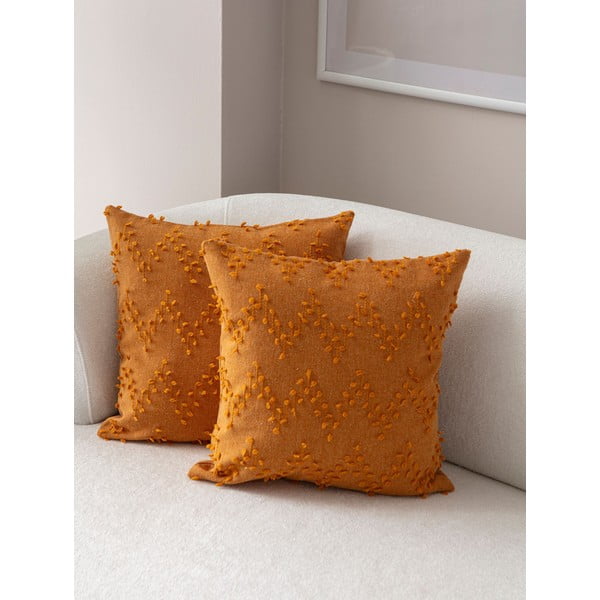 Dekoratyviniai pagalvių užvalkalai 2 vnt. 43x43 cm Tuffet – Mioli Decor-image-1