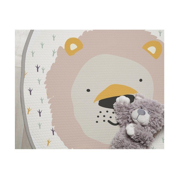 Vaikiškas kilimas "Little Nice Things Lion", ⌀ 120 cm-image-1