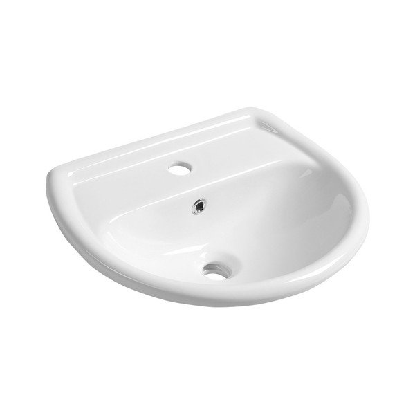 Iš keramikos praustuvas baltos spalvos 50x40 cm – Sapho