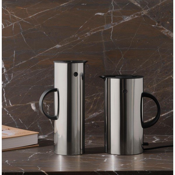 Sidabrinės spalvos iš nerūdijančio plieno termosas 1 l EM77 – Stelton-image-1