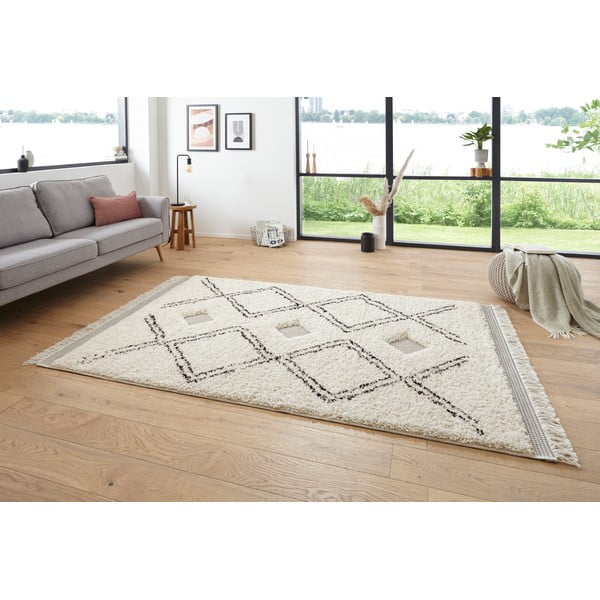 Kreminės baltos spalvos kilimas Mint Rugs New Handira Aranos, 160 x 230 cm-image-2
