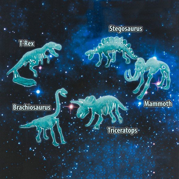 "InnovaGoods" Dinozaurai Fluorescencinė 3D dėlionė-image-1