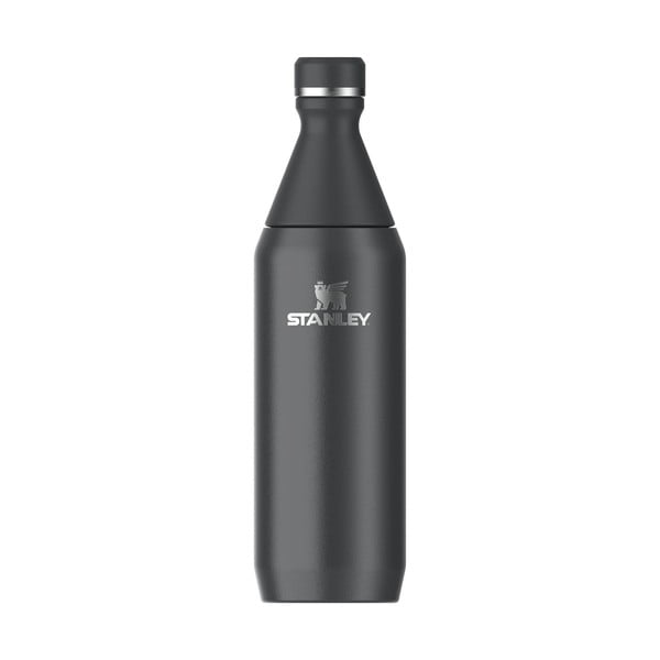 Butelis iš nerūdijančio plieno juodos spalvos 600 ml All Day Slim – Stanley