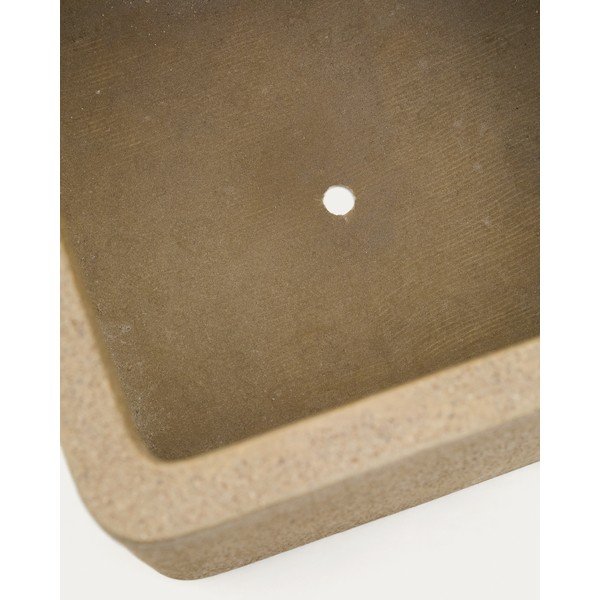 Iš dirbtinio akmens gėlių vazonų dangteliai 2 vnt. Minoa – Kave Home-image-4