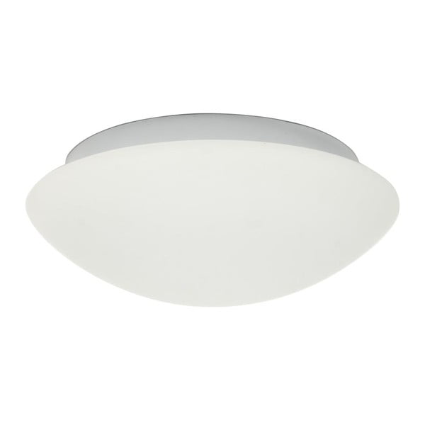 Baltas lubinis šviestuvas su stikliniu gaubtu ø 40 cm Nina - Candellux Lighting