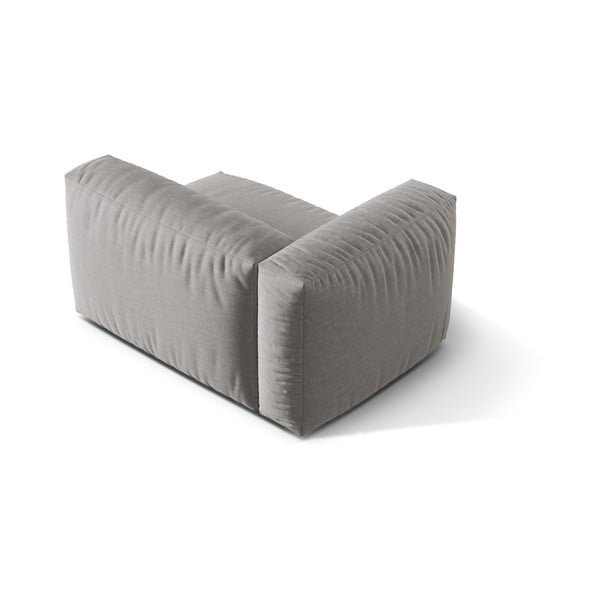 Modulinė sofos dalis šviesiai pilkos spalvos (su kairiuoju kampu) Martina – Micadoni Home-image-3