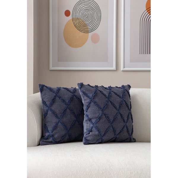 Dekoratyviniai pagalvių užvalkalai 2 vnt. 43x43 cm Tuffet – Mioli Decor-image-3