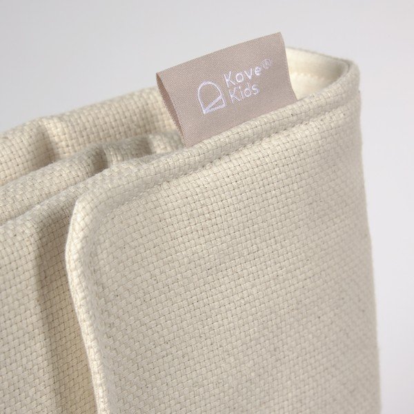 Baltas medvilninis kelioninis vystymo kilimėlis Kave Home Jeila-image-3