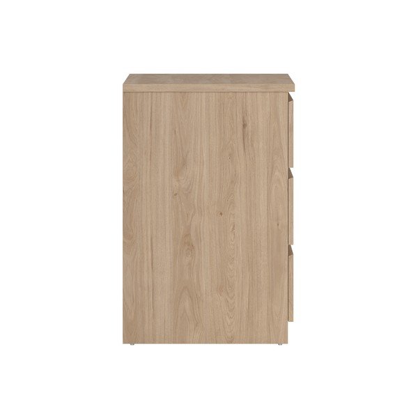Natūralios spalvos šoninė spintelė iš ąžuolo 154x76x50 cm Naia – Tvilum-image-4