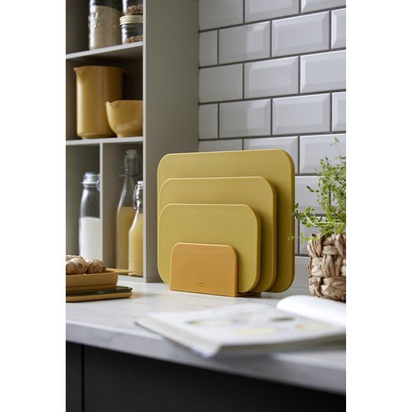 Iš plastiko pjaustymo lentelės 3 vnt. su stovu 35,5 x 26,5 cm Choptima – Rosti-image-2