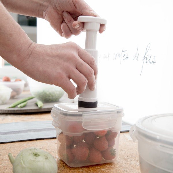 4 maisto dėžučių rinkinys ir vakuuminis siurblys Compactor Food Saver-image-1