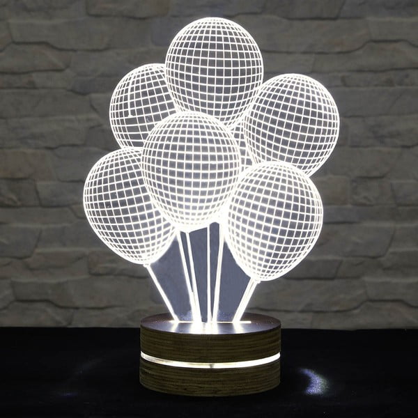 3D stalinis šviestuvas Ballons