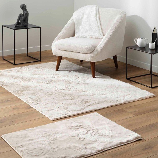 Kilimas kreminės spalvos 120x170 cm Feline – douceur d'intérieur-image-2