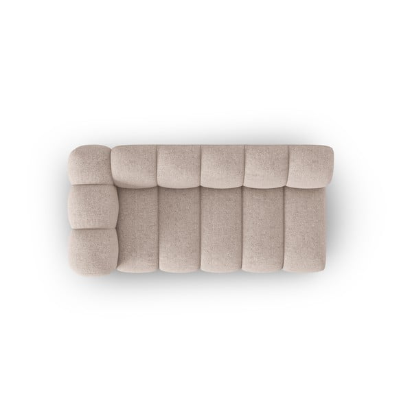 Modulinė sofa smėlio spalvos (su kairiuoju kampu) Lupine – Micadoni Home-image-3