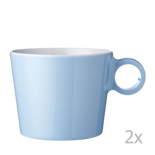 2 mėlynų puodelių rinkinys "Rosti Mepal Flow", 375 ml