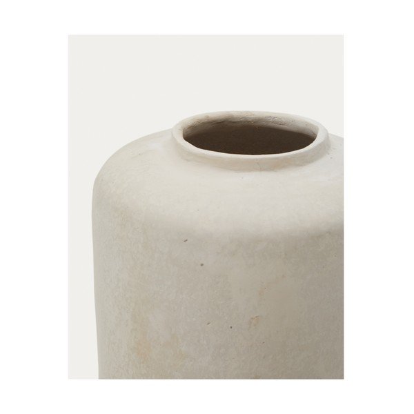 Kreminės spalvos iš papjė mašė aukšta vaza (aukštis 55 cm) Serina – Kave Home-image-3