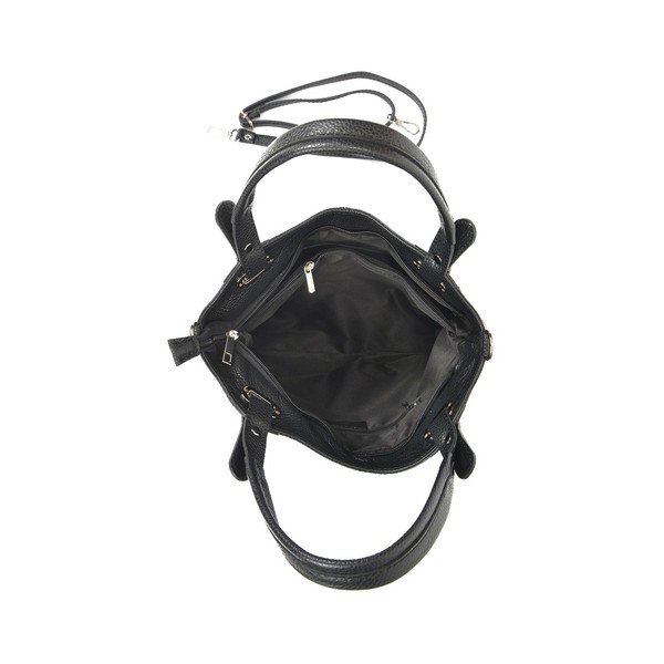 Juoda odinė rankinė Luisa Vannini Tote-image-1