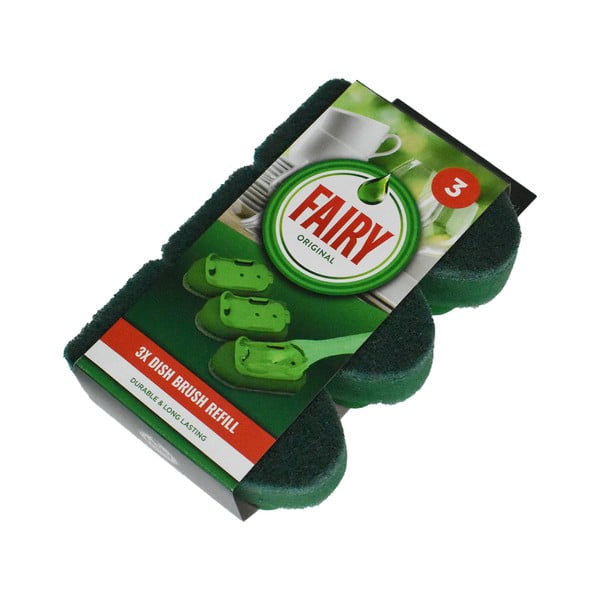 Atsarginės šepečių kempinės komplekte Fairy – Addis