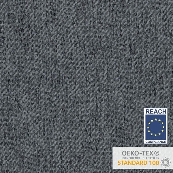 Spyruoklinė lova pilkos spalvos su sandėliavimo vieta 200x200 cm Imagine – Maison de Rêve-image-1