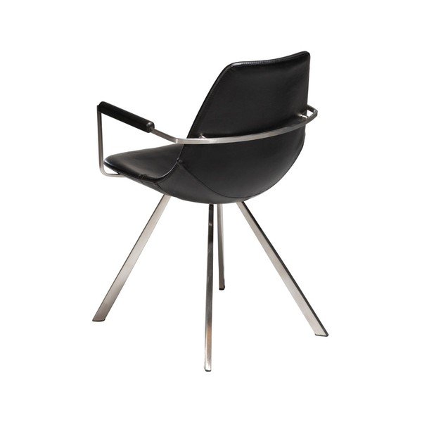 Juodas eko odos fotelis DAN-FORM Danija Pitch-image-2