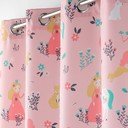 Užuolaida rožinės spalvos 140x260 cm Princesse Licorne – douceur d'intérieur