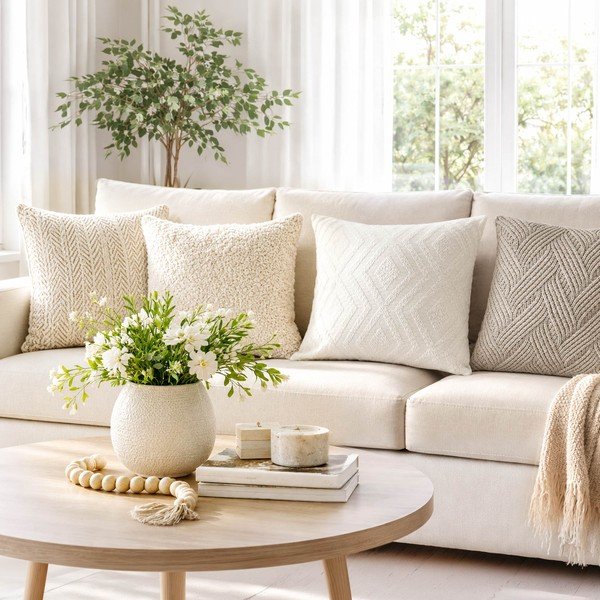 Dekoratyvinis pagalvės užvalkalas 40x40 cm Ethni – douceur d'intérieur-image-1