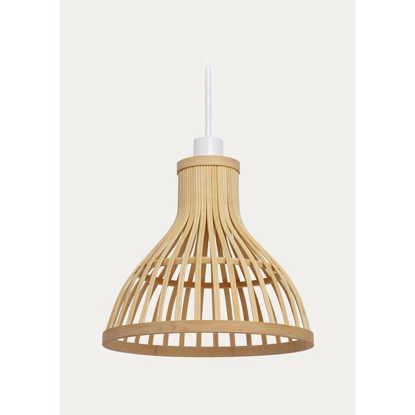 Natūralios spalvos bambuko šviestuvo gaubtas ø 30 cm Nathaya - Kave Home-image-2