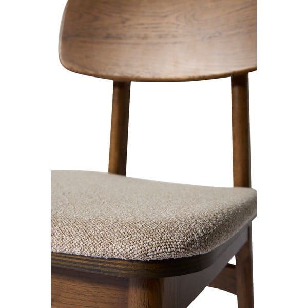 Rudos spalvos valgomojo kėdė Livo – Unique Furniture-image-1