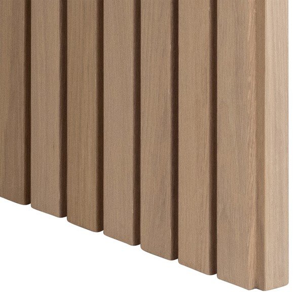 Valgomojo stalas baltos spalvos iš ąžuolo 105x220 cm Christo – Actona-image-3