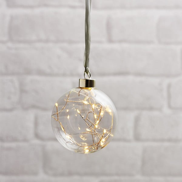 Šviečianti dekoracija su Kalėdų motyvu ø 10 cm Glow – Star Trading-image-1