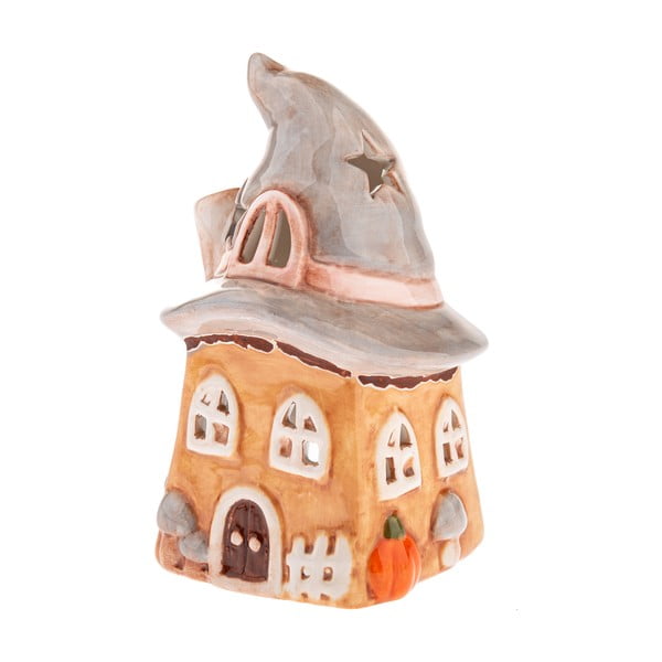 Iš keramikos žvakidė su Helovyno motyvu Spooky – Dakls