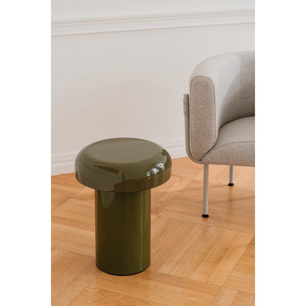 Iš plieno apvalios formos šoninis stalas ø 40 cm Miko – noo.ma-image-1