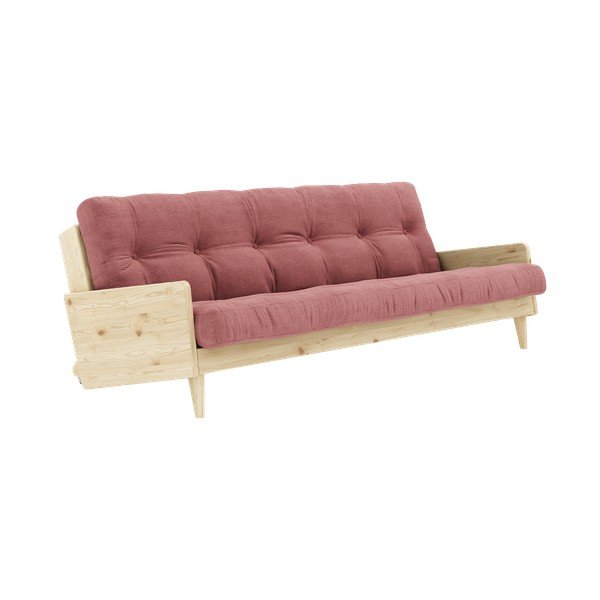 Rožinė spalvos sofa lova 200 cm Indie - Karup Design-image-3