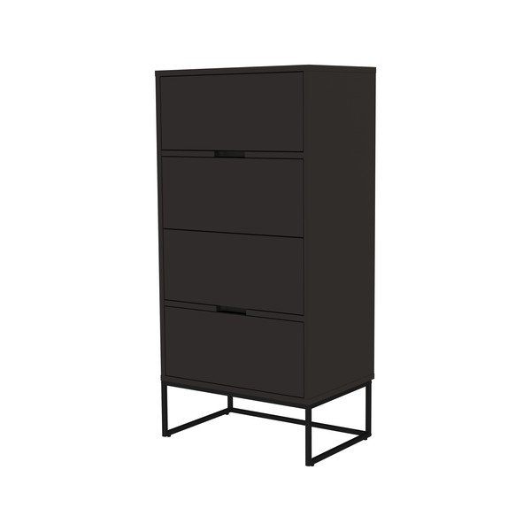 Juoda komoda Tenzo Lipp, 60 x 127 cm-image-3