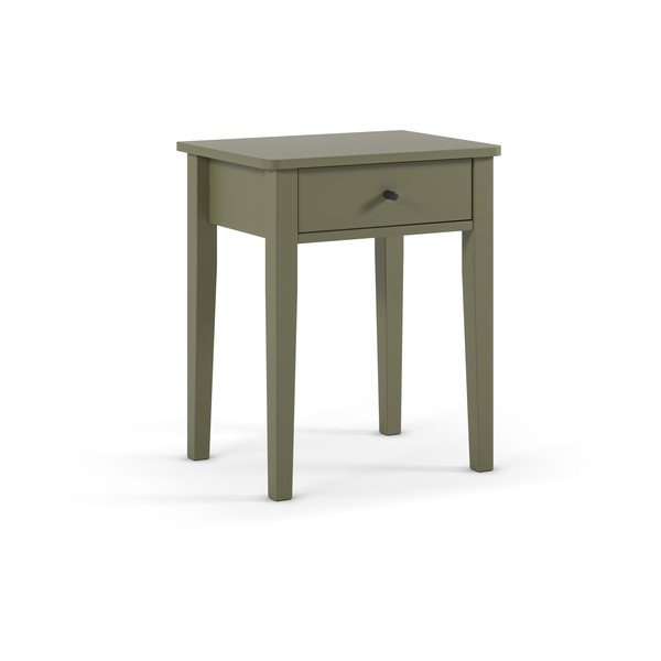 Žalios spalvos matinis naktinis staliukas Bart – Marckeric