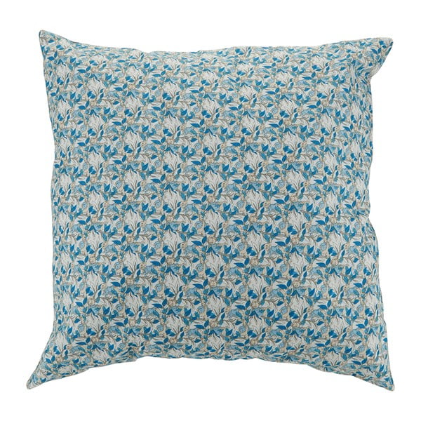 Mėlyna medvilninė dekoratyvinė pagalvė Bahne & CO, 45 x 45 cm