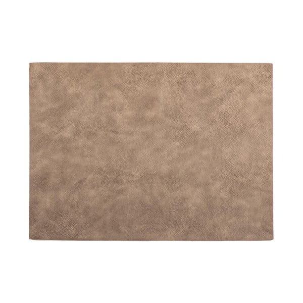 Rudas dirbtinės odos kilimėlis ZicZac Troja Stačiakampis, 33 x 45 cm
