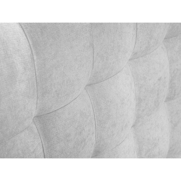 Šviesiai pilka dvigulė lova Mazzini Beds Jade, 160 x 200 cm-image-1