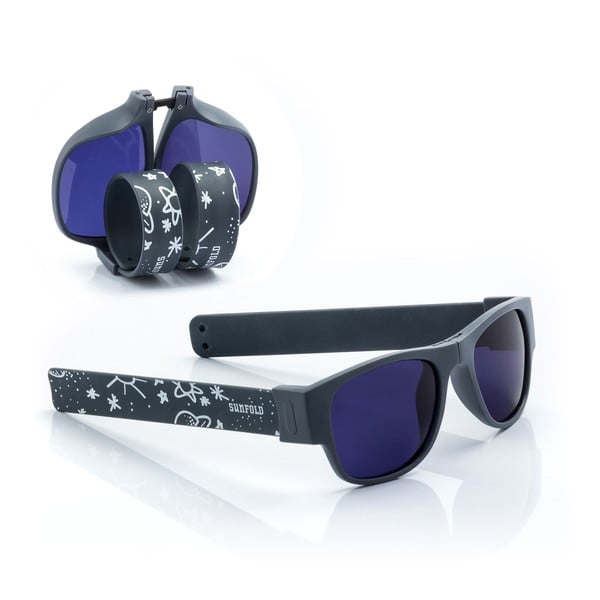 Tamsiai mėlyni "InnovaGoods Sunfold TR1" akiniai nuo saulės