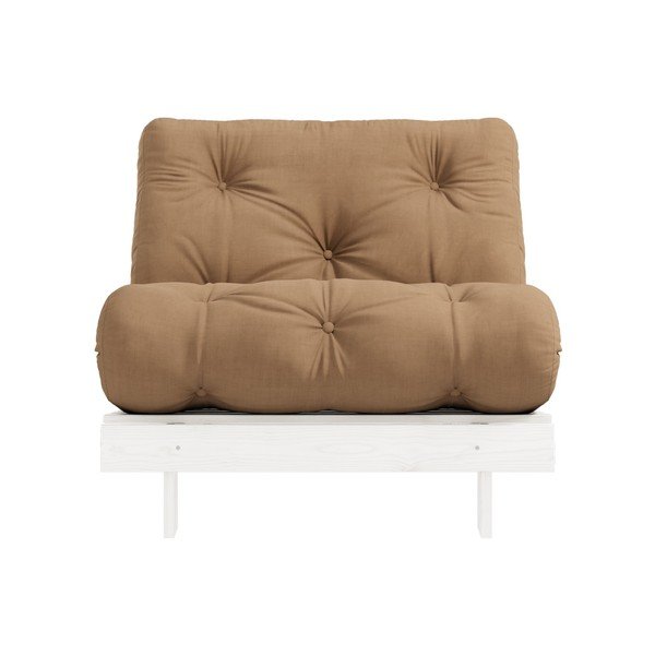 Sulankstomas fotelis Karup Design Roots White/Mocca-image-1