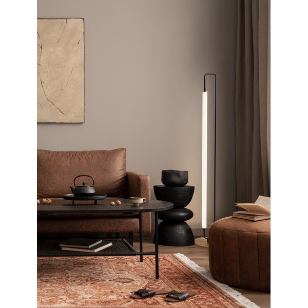 Baltos spalvos/matinės juodos spalvos iš metalo pastatomas šviestuvas LED (aukštis 150 cm) Wetro – Nova Luce-image-1