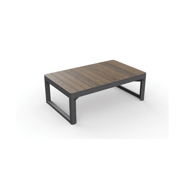 Sodo kavos staliukas iš riešutmedžio 71,5x116 cm Lyon – Keter