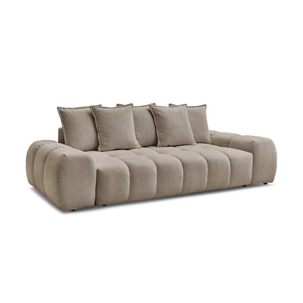 Taupe spalvos iš šenilinio audinio sofa 278 cm Everest – Bobochic Paris-image-3